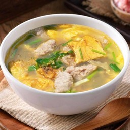 แกงจืดไข่น้ำหมูสับเด้ง