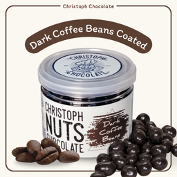 เมล็ดกาแฟ Pea berry เคลือบ ดาร์กช็อก