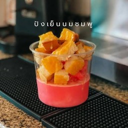 ปังเย็นนมชมพู