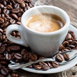 ลาเต้ร้อน