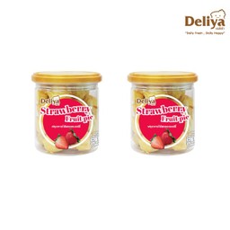 Set คู่ มินิฟรุตพายสตรอเบอรี่ 2 กระปุก