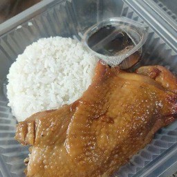 ข้าวสะโพกไก่อบซอสญี่ปุ่น