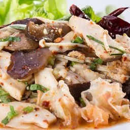 ลาบเห็ดรวม (มังสวิรัติ)