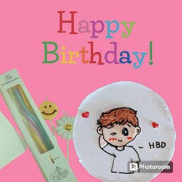 75.พร้อมส่ง10cmผชเสื้อขาวหลับตาปิ้ง