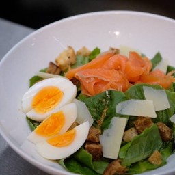 Smoked Salmon Caesar Salad