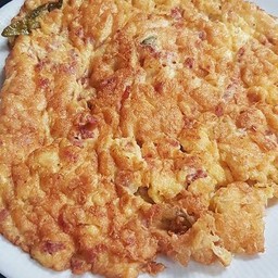 ข้าวไข่เจียวแหนม ไข่2ฟอง