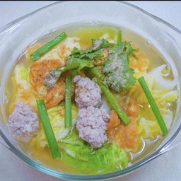 แกงจืดไข่น้ำหมูสับ