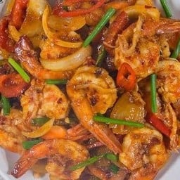ผัดพริกเผากุ้ง