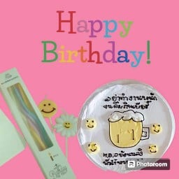 1.แก้วเบียร์รูปยิ้ม(ไม่มีข้อความ)