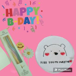 8.หมีแก้มหัวใจ