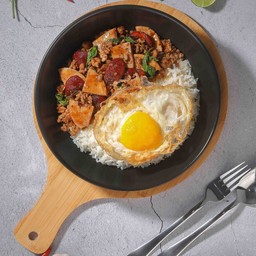 กะเพราหมูรวม