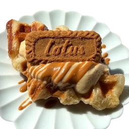 Caramelised Biscoff Croffle