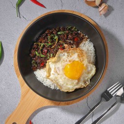 กะเพราเนื้อสับ