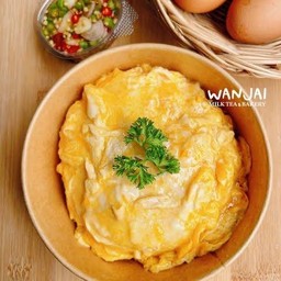 ข้าว-ไข่ข้นไข่2 ฟอง ตามใจ