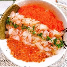 ข้าวหน้ากุ้งอามาเอบิ