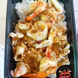 ข้าวทะเลกระเทียม