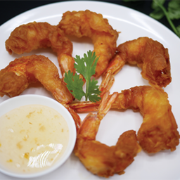 กุ้งชุบแป้งทอด (8 ชิ้น)