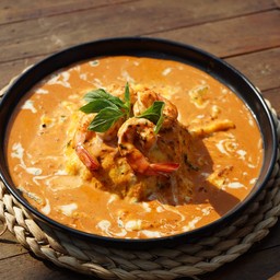 ข้าวไข่ข้นต้มยำกุ้ง