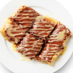 โรตี ชีส กล้วย นูเทลล่า นม