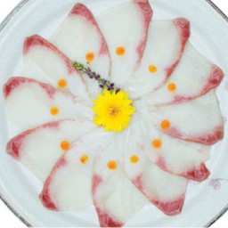 เนื้อปลาฮามาจิแล่บาง