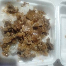 ข้าวหมูทอดกระเทียม