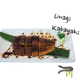 ปลาไหลญี่ปุ่นย่างซอสครึ่งตัว