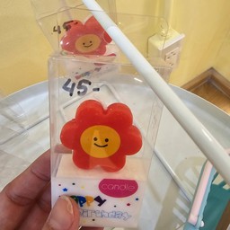 เทียนเดซี่ใหญ่(ขาว)