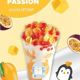 ไอศครีมเกล็ดหิมะ รสมะม่วงเสาวรส Size S (3ลูก)