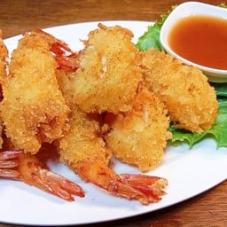 กุ้งชุปแป้งทอด