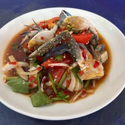 ยำปูม้าน้ำปลาร้า
