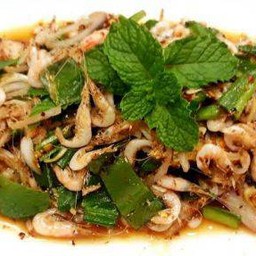 ตำกุ้งฝอยสุก