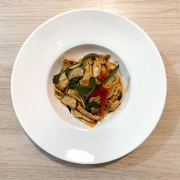 สปาเก็ตตี้แกงเขียวหวานไก่