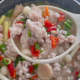หมูสับต้มยำน้ำใส