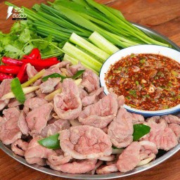 เนื้อลายลวกจิ้ม