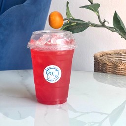 สตรอเบอรี่โซดา (premium puree)