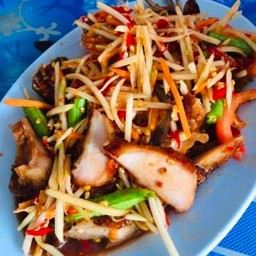 ตำป่า+คอหมูย่าง