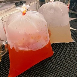 ชามะนาวถุงกระสอบ