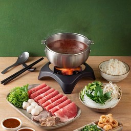 ชุดชาบูเตี๋ยวเรือ หมู