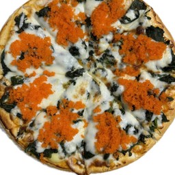 ผักโขมอบชีสไข่กุ้ง