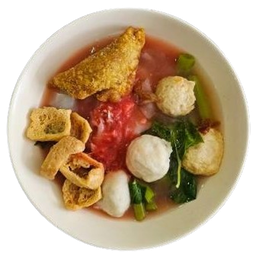 มาม่าเย็นตาโฟลูกชิ้นปลา