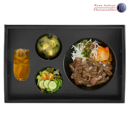 ชุดข้าวหน้าเนื้อย่าง (Yakiniku Don Set)