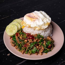 ข้าวกะเพราหมูสับ