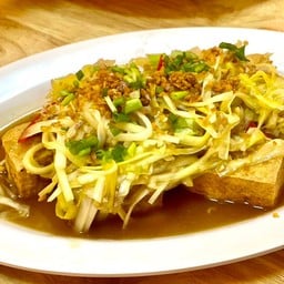 ผัดกุยช่ายขาวเต้าหู้