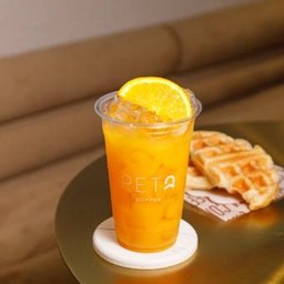 น้ำส้มคั้นสด