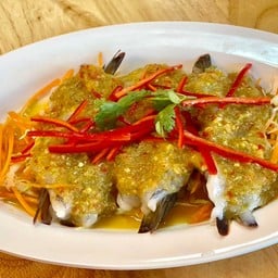 ยำกุ้งซอสวาซาบิรสแซ่บ