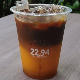 อเมริกาโน่น้ำส้ม (เย็น)