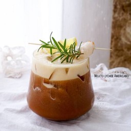Mojito lychee americano