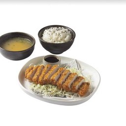 ชุดข้าวคัทซึหมู คุโรบูตะ Katsu Kurobuta Pork Set