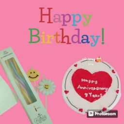 184.พร้อมส่ง10cm หรือ1ปอน เรามีใจเดียว