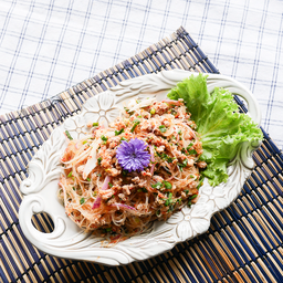 ลาบวุ้นเส้นหมูสับ